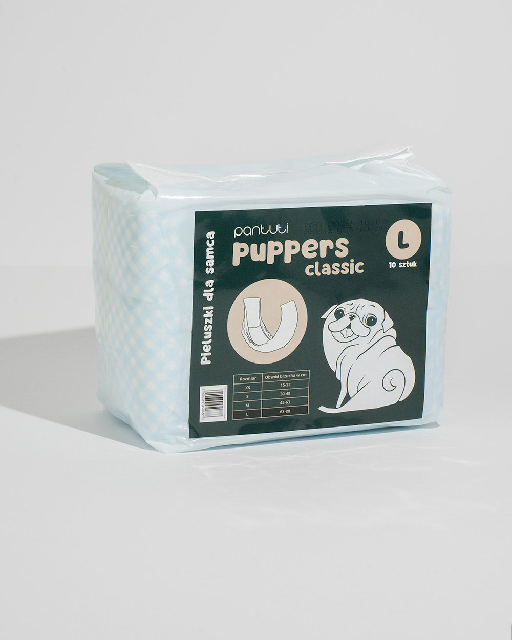 Chłonne pieluchy dla psa samca PUPPERS CLASSIC