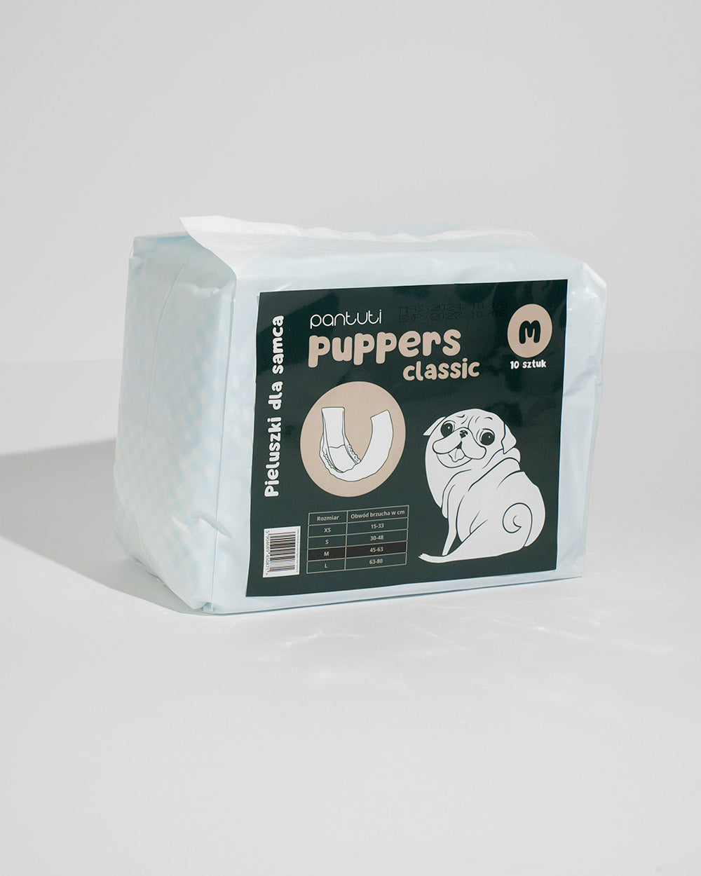 Chłonne pieluchy dla psa samca PUPPERS CLASSIC