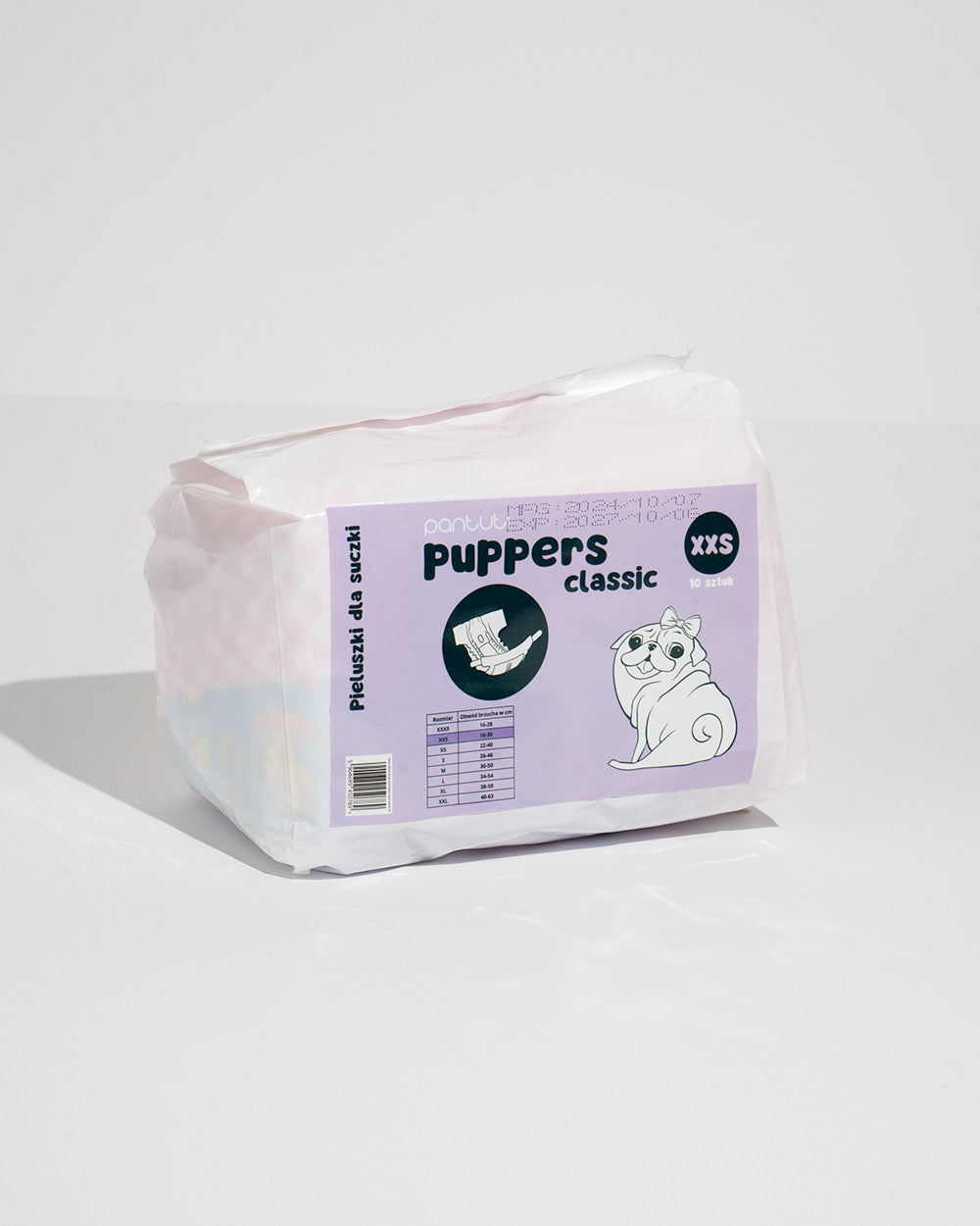 Chłonne pieluchy dla suczki PUPPERS CLASSIC